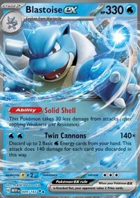 BLASTOISE EX MEW 009/165 🇬🇧