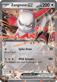 ZANGOOSE EX ASC 167/217 🇪🇸