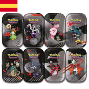 POKEMON MINI TINS LLAMA BLANCA Y FULGOR NEGRO EN ESPAÑOL