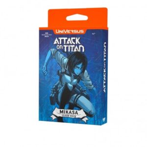UNIVERSUS ATTACK ON TITAN BATTLE FOR HUMANITY CLASH DECK MIKASA INGLÉS