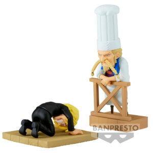 FIGURA ONE PIECE LOG STORIES SANJI & ZEFF 8CM BANPRESTO