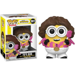 FUNKO POP MINIONS THE RISE OF GRU 901 70´S BOB