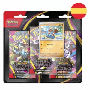 POKÉMON BLISTER 3 SOBRES OSCURIDAD ABSOLUTA EN ESPAÑOL