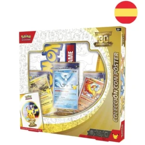 POKÉMON COLECCIÓN CON PÓSTER 30 ANIVERSARIO EN ESPAÑOL