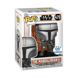 FUNKO POP STAR WARS 479 THE MANDALORIAN WITH BESKAR STAFF