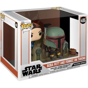 FUNKO POP STAR WARS 486 BOBA FETT AND FENNEC ON THRONE