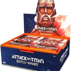 UNIVERSUS ATTACK ON TITAN BATTLE FOR HUMANITY BOOSTER BOX INGLÉS