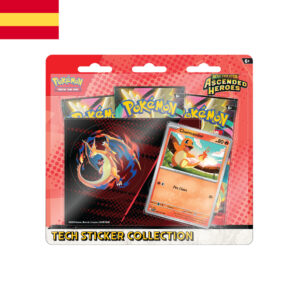 POKÉMON HÉROES ASCENDENTES BLISTER 3 SOBRES CHARMANDER EN ESPAÑOL