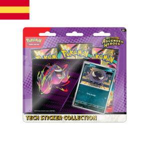 POKÉMON HÉROES ASCENDENTES BLISTER 3 SOBRES GASTLY EN ESPAÑOL