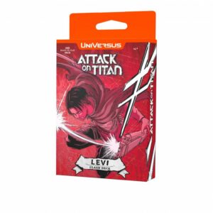 UNIVERSUS ATTACK ON TITAN BATTLE FOR HUMANITY CLASH DECK LEVI INGLÉS